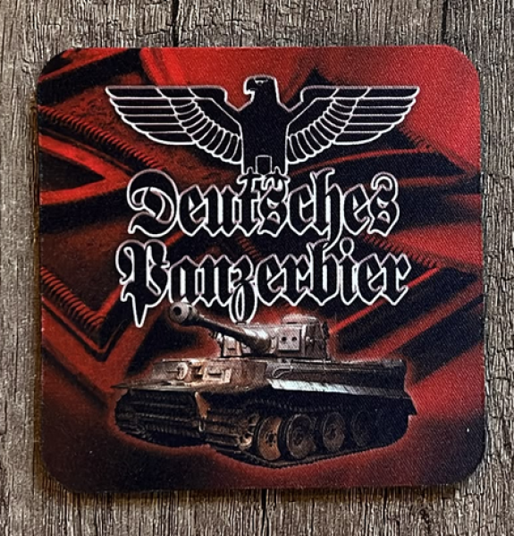 Getränkeuntersetzer - Deutsches Panzerbier Getränkeuntersetzer - Deutsches Panzerbier