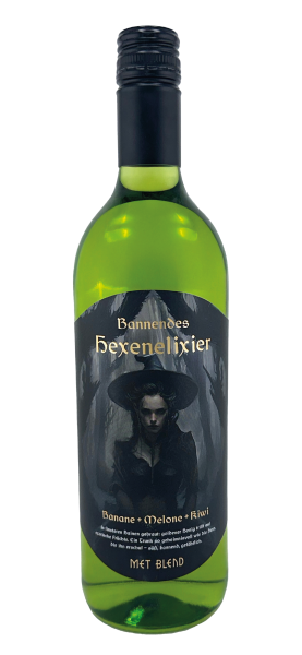 Honigwein mit Bananen-Melonen-Kiwi-Geschmack - 0,75l - 10,5% vol. Honigwein mit Bananen-Melonen-Kiwi-Geschmack - 0,75l - 10,5% vol.