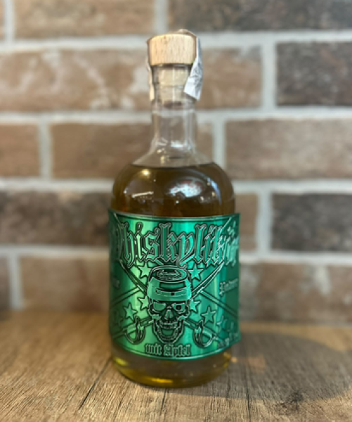 Likör - Metalletikett - Whisky - Apfel Likör - Metalletikett - Whisky - Apfel