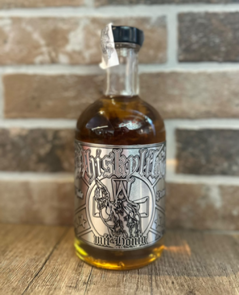 Likör - Metalletikett - Whisky - Honig Likör - Metalletikett - Whisky - Honig
