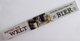 Zollstock - Rettet die Welt - es ist der einzige Planet mit Bier - Z196