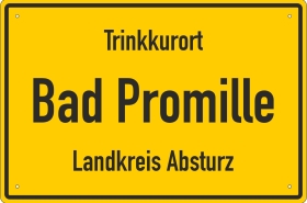 Blechschild - Unser letzter Wille: Noch mehr Promille - BS053 +++NUR WENIGE DA+++(473)