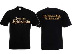 Frauen T-Shirt - Deutsches Reichsbräu - Wo Hopfen und Malz noch Heimat haben